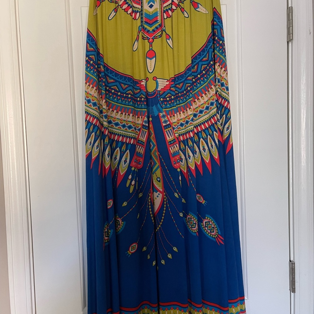 Swell Small Drawstring. Multi Colored Maxi Skirt - image 3